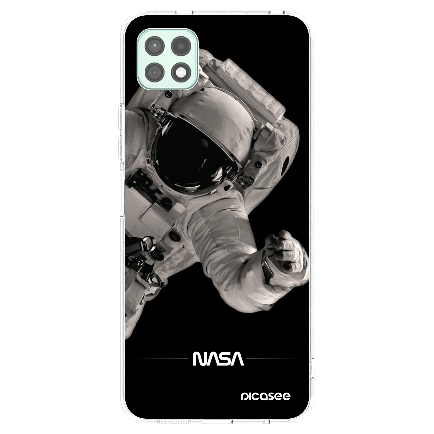 Picasee silikonski prozorni ovitek za Samsung Galaxy A22 A226B 5G - Astronaut Big