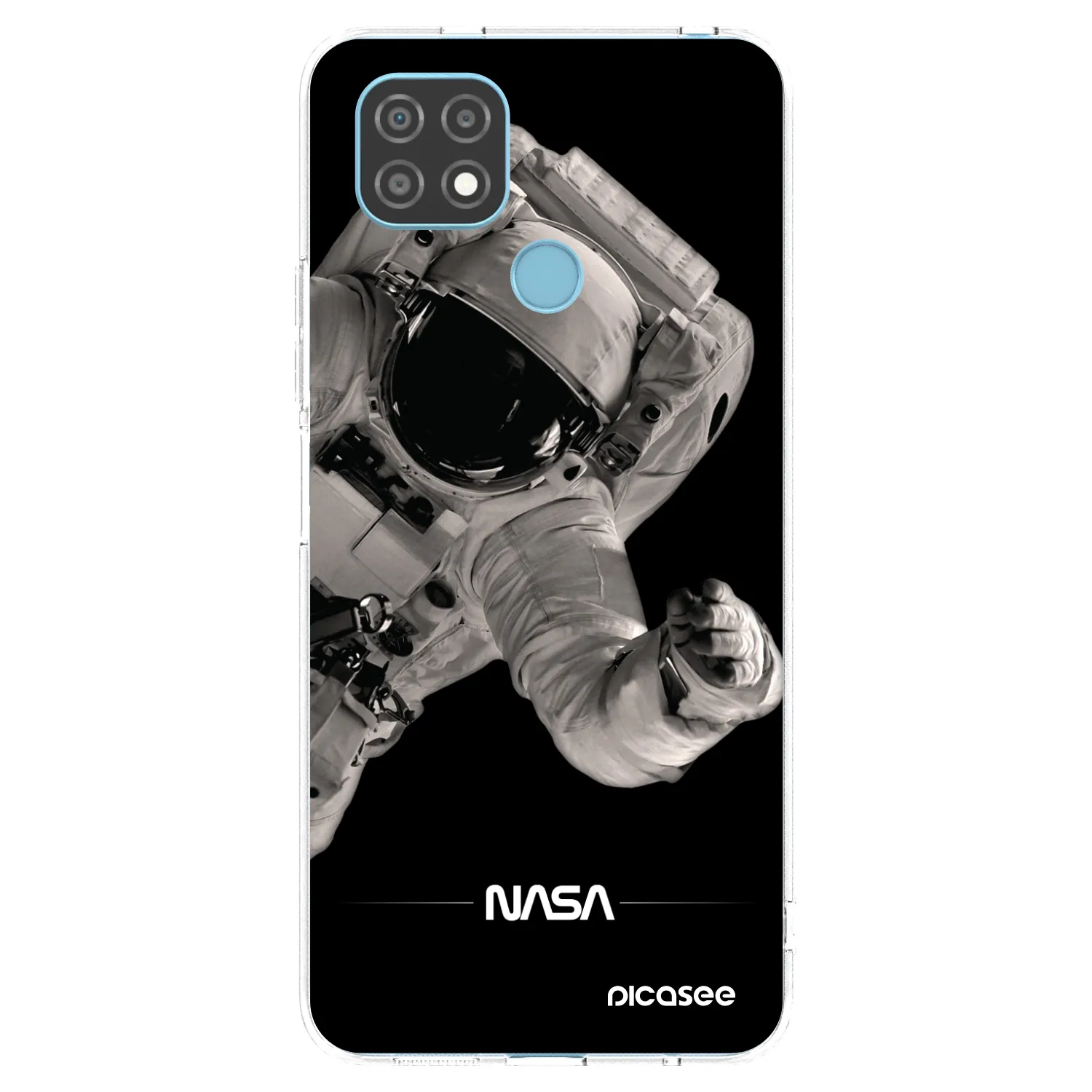 Picasee silikonski prozorni ovitek za Realme C21 - Astronaut Big