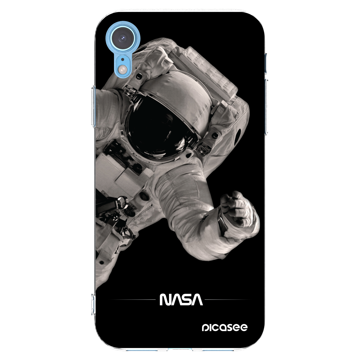 Picasee silikonski prozorni ovitek za Apple iPhone XR - Astronaut Big