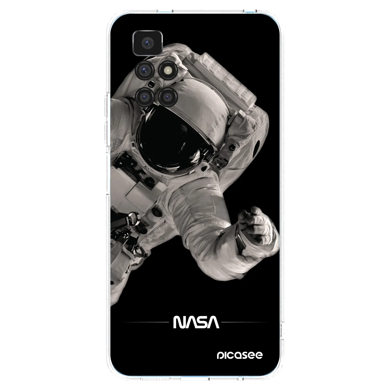 Picasee silikonski prozorni ovitek za Xiaomi Redmi 10 - Astronaut Big