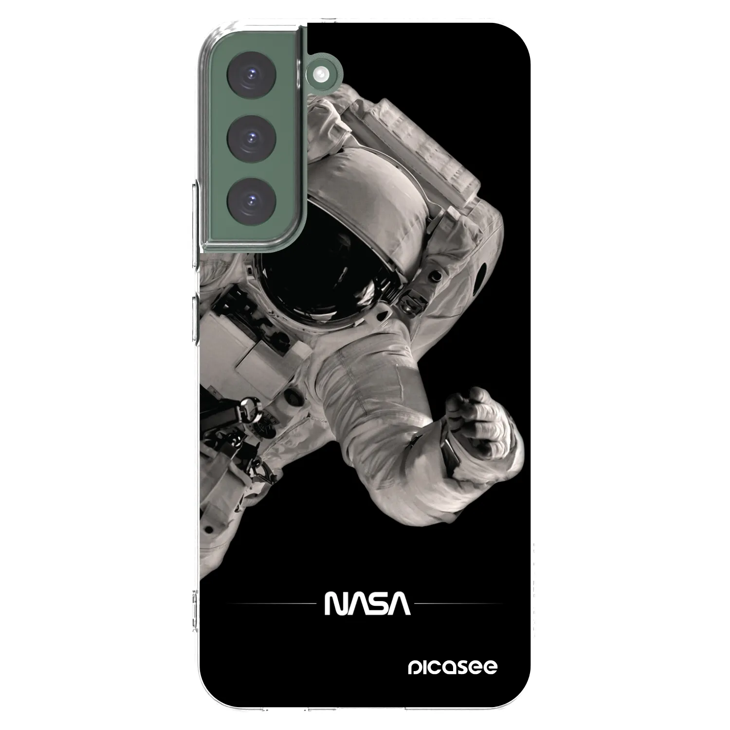 Picasee silikonski prozorni ovitek za Samsung Galaxy S22+ 5G - Astronaut Big