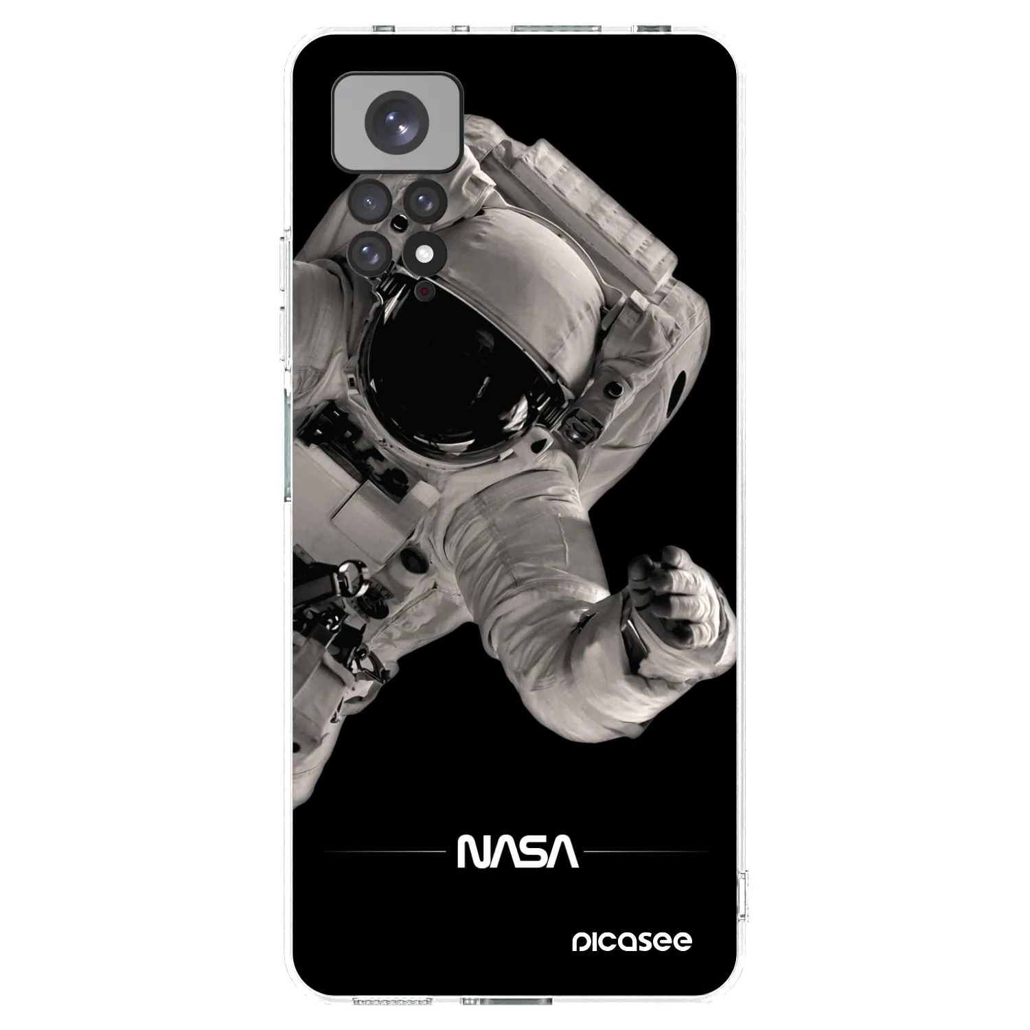 Picasee silikonski prozorni ovitek za Xiaomi Redmi Note 11S 4G - Astronaut Big