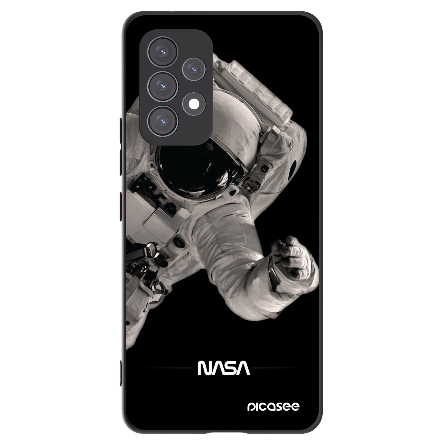 Picasee silikonski črni ovitek za Samsung Galaxy A53 5G A536 - Astronaut Big