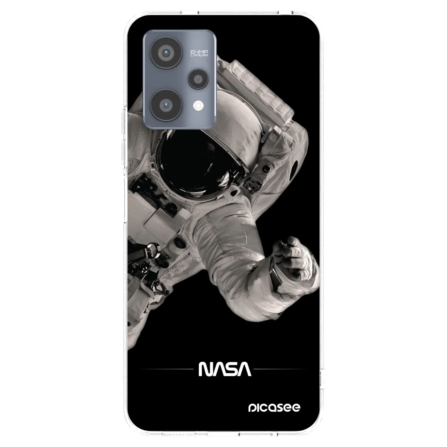 Picasee silikonski prozorni ovitek za Realme 9 Pro 5G - Astronaut Big