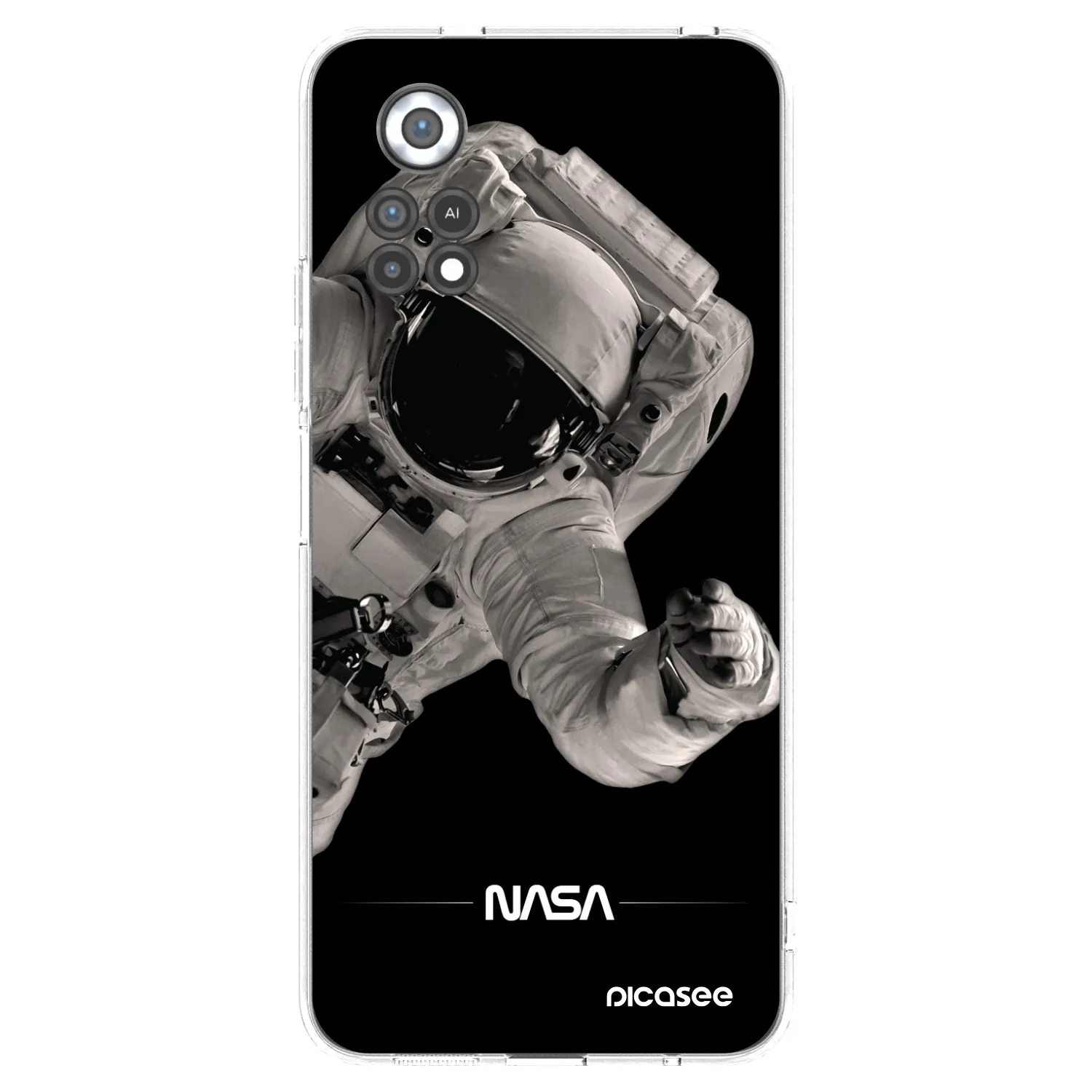 Picasee silikonski prozorni ovitek za Xiaomi Poco X4 Pro 5G - Astronaut Big