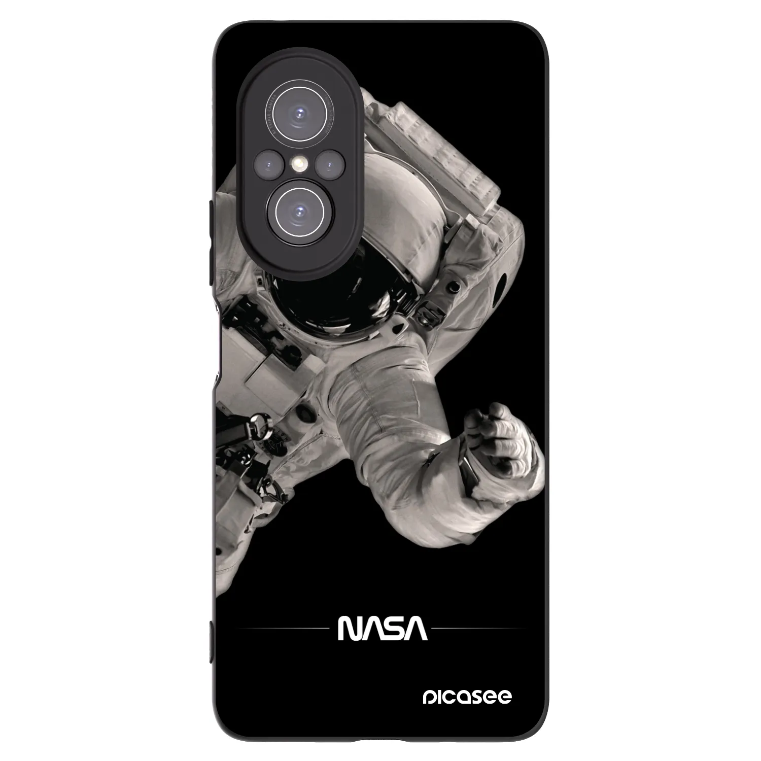 Picasee silikonski črni ovitek za Huawei Nova 9 SE - Astronaut Big