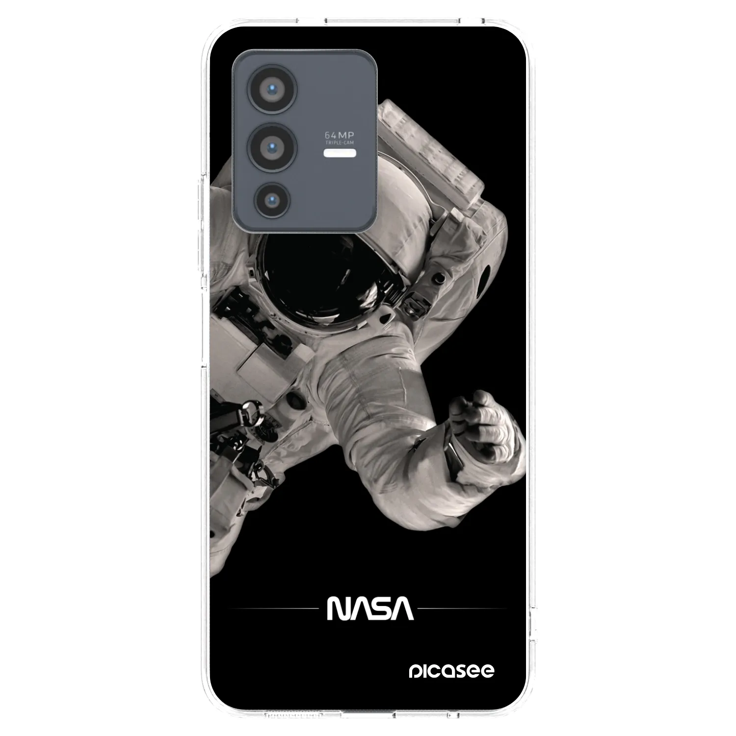 Picasee silikonski prozorni ovitek za Vivo V23 5G - Astronaut Big