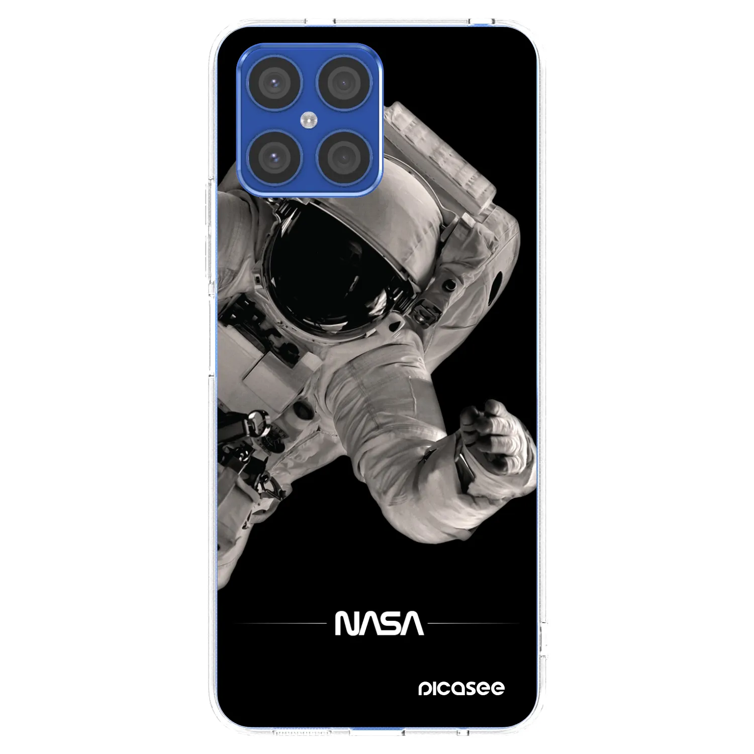 Picasee silikonski prozorni ovitek za Honor X8 4G - Astronaut Big