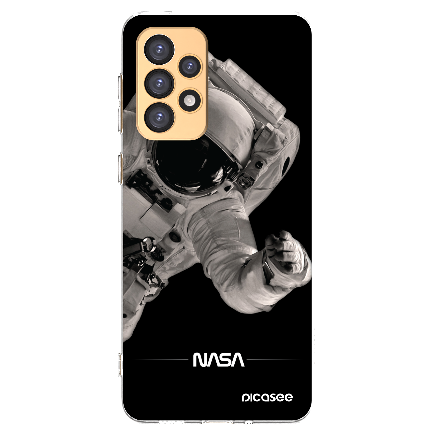 Picasee silikonski prozorni ovitek za Samsung Galaxy A33 5G A336 - Astronaut Big
