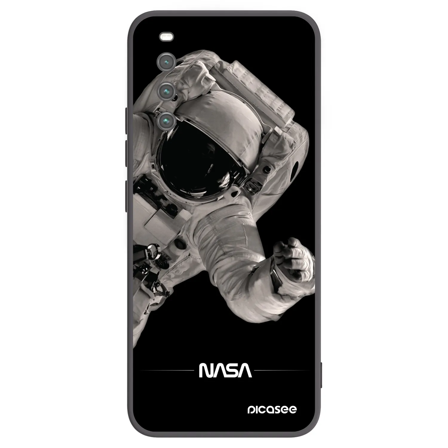 Picasee silikonski črni ovitek za Sony Xperia 10 IV 5G - Astronaut Big