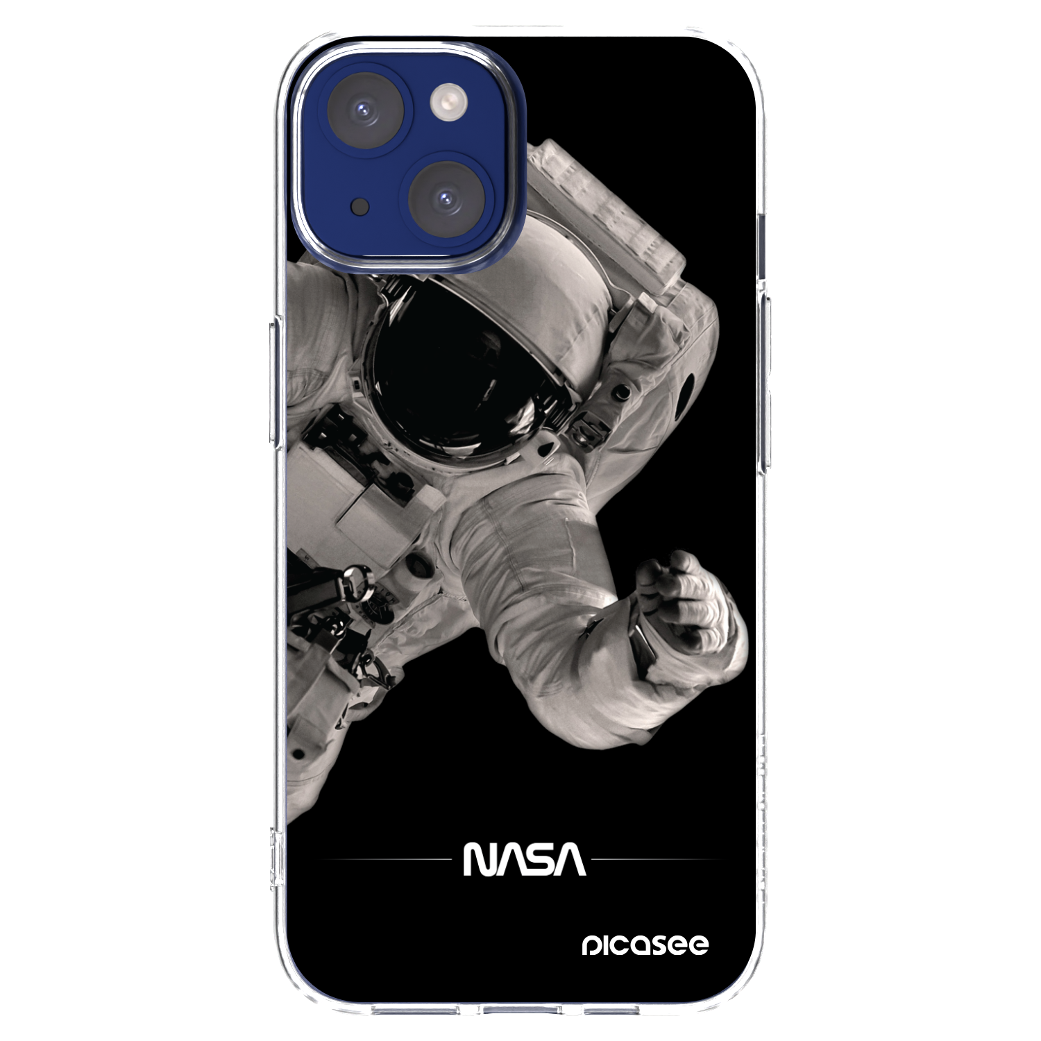 Picasee silikonski prozorni ovitek za Apple iPhone 14 - Astronaut Big