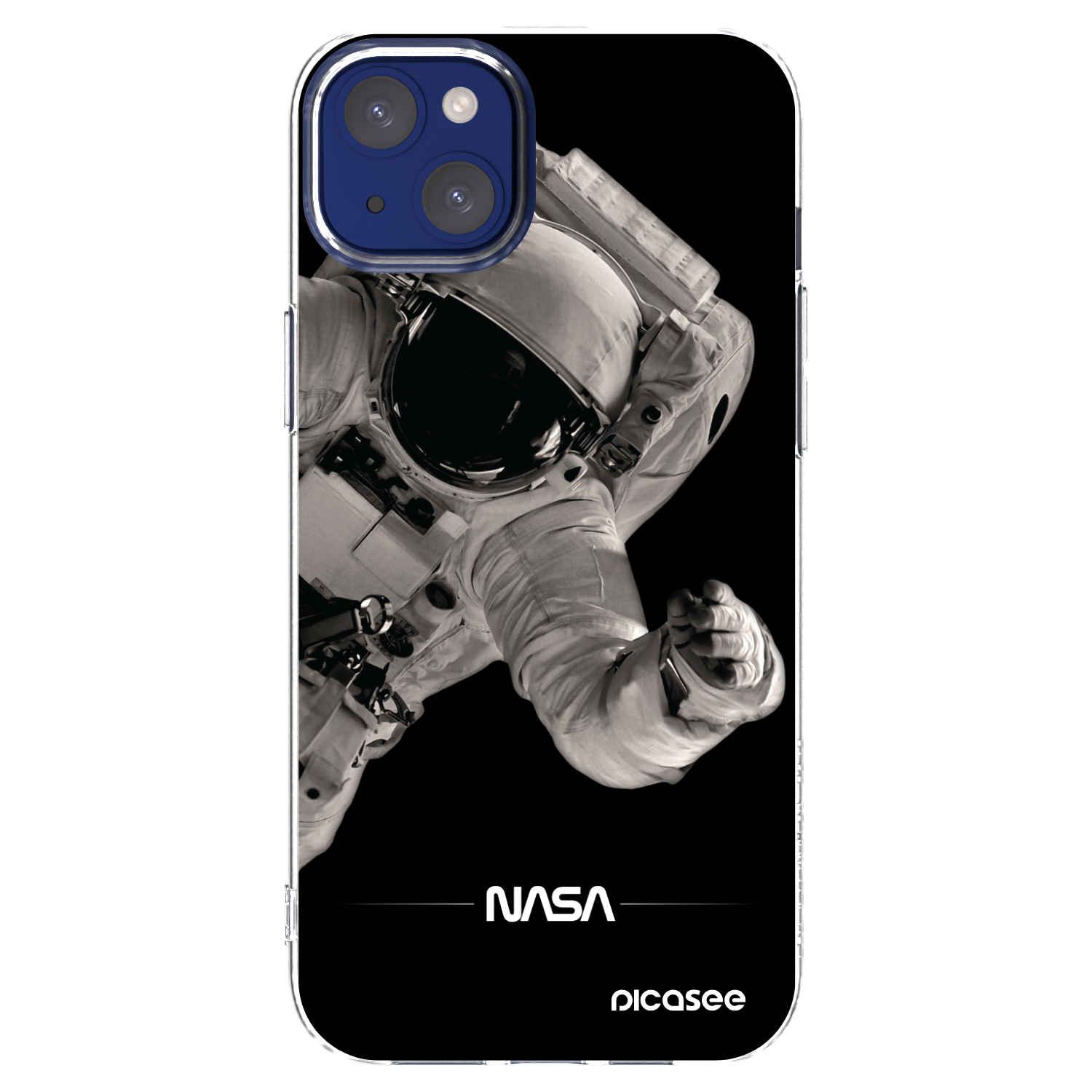 Picasee silikonski prozorni ovitek za Apple iPhone 14 Plus - Astronaut Big