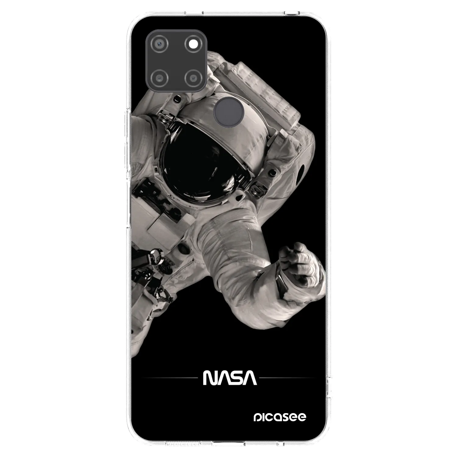 Picasee silikonski prozorni ovitek za Realme C21Y - Astronaut Big