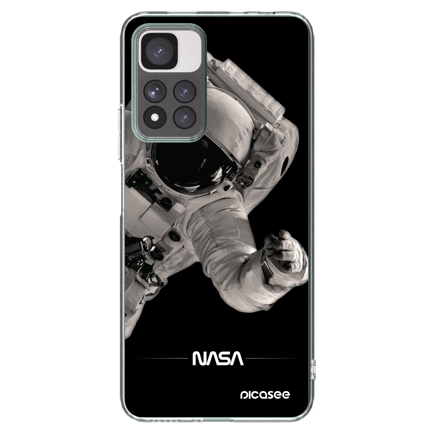 Picasee silikonski prozorni ovitek za Xiaomi Redmi Note 11 Pro+ 5G - Astronaut Big