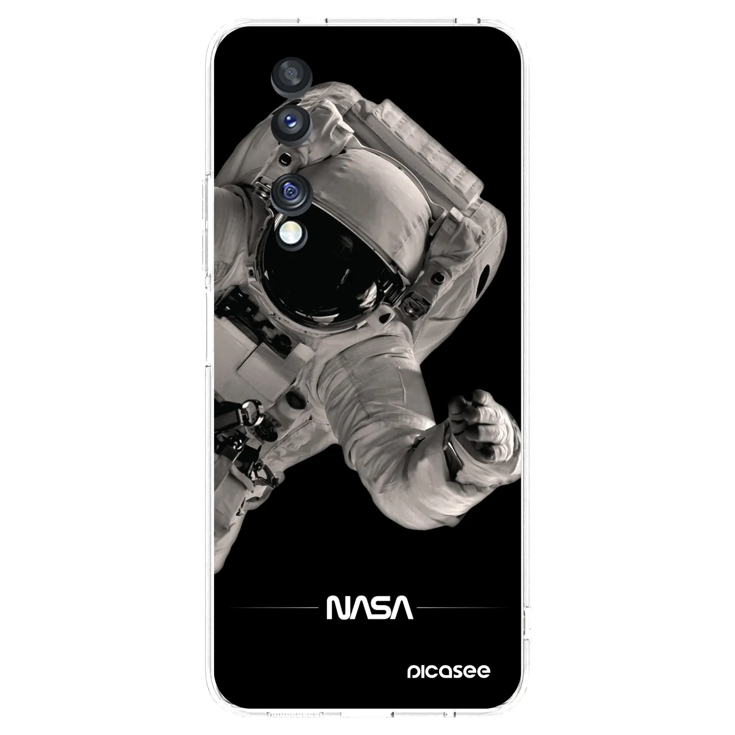 Picasee silikonski prozorni ovitek za Honor 70 - Astronaut Big