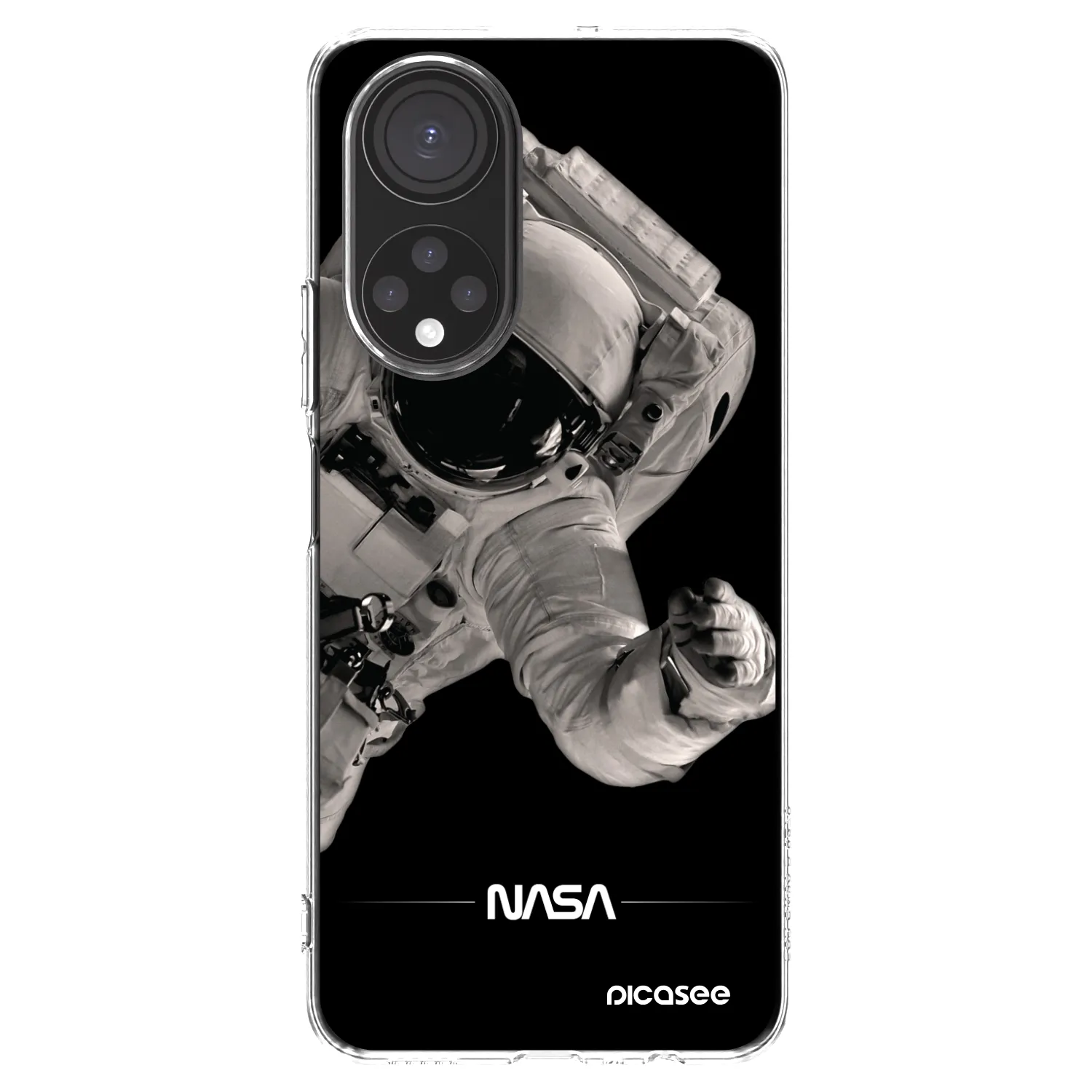 Picasee silikonski prozorni ovitek za Honor X7 - Astronaut Big