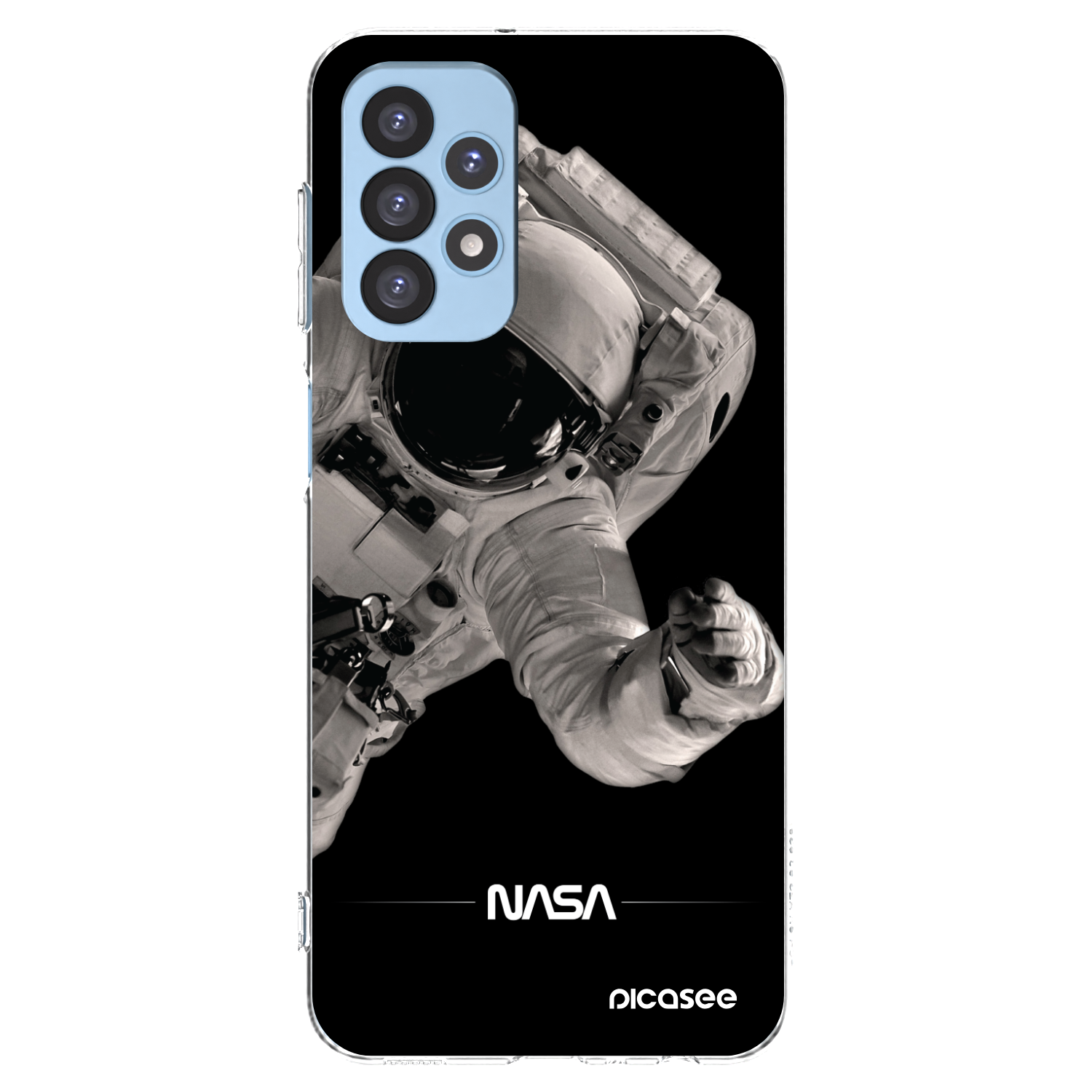 Picasee silikonski prozorni ovitek za Samsung Galaxy A23 A235F 4G - Astronaut Big