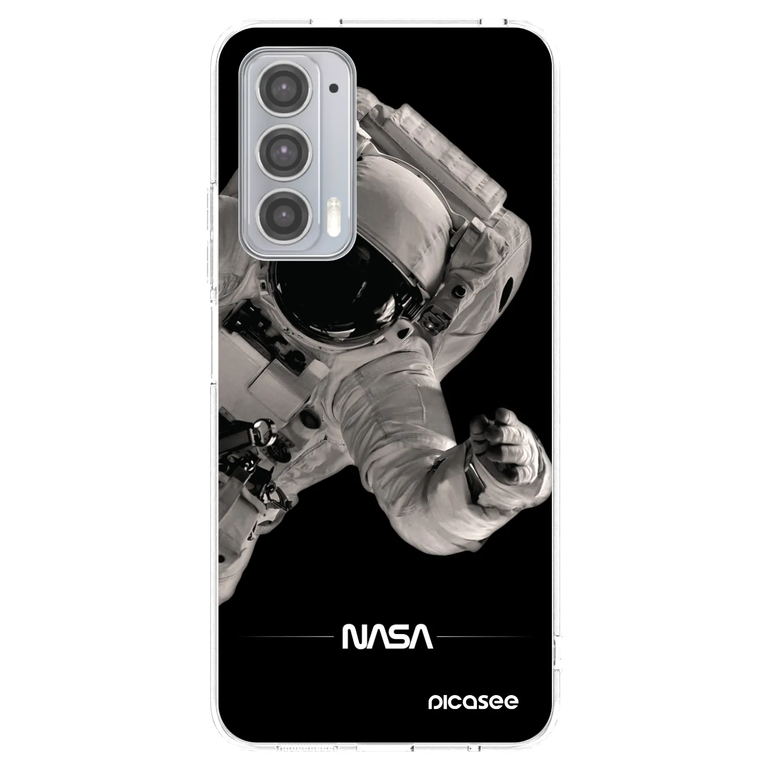 Picasee silikonski prozorni ovitek za Motorola Edge 20 - Astronaut Big