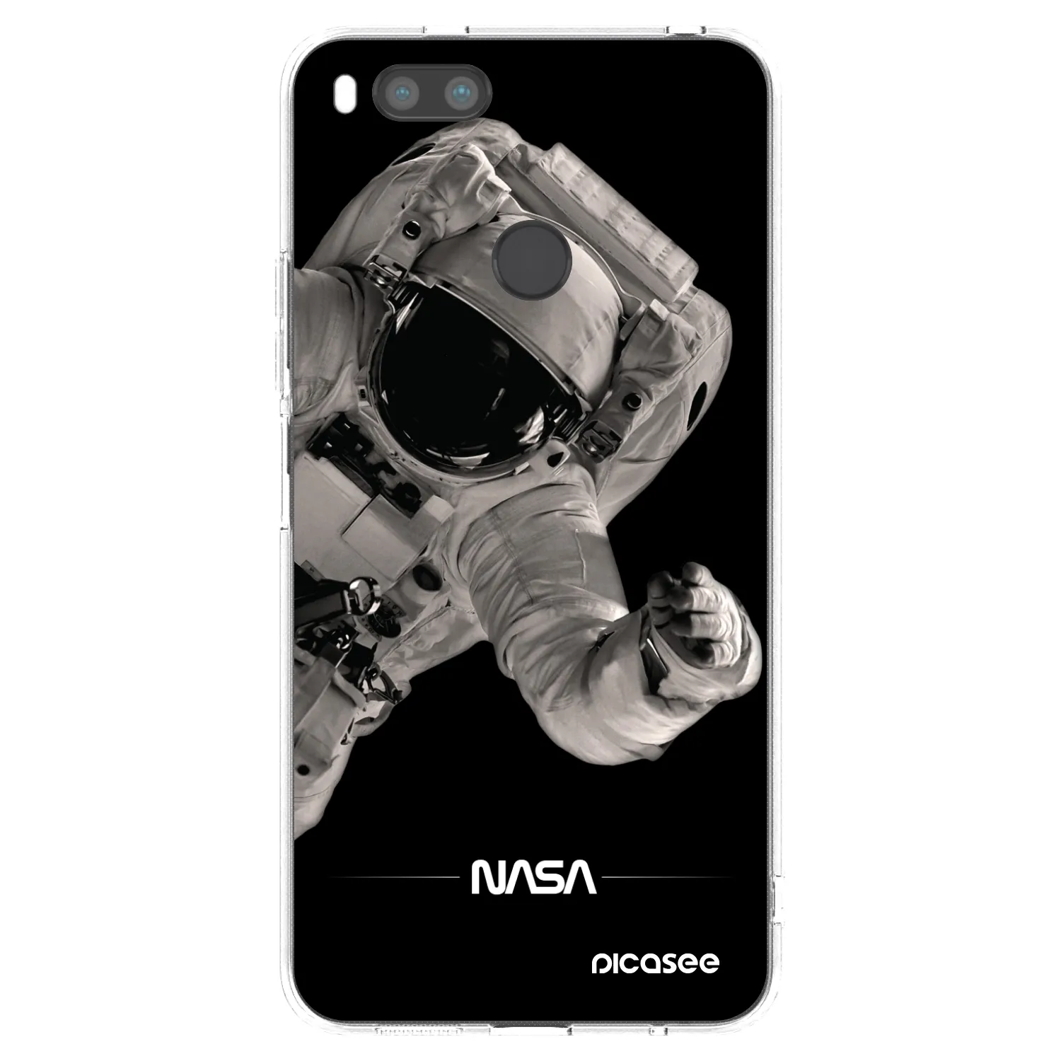 Picasee silikonski prozorni ovitek za Xiaomi Redmi A1 - Astronaut Big