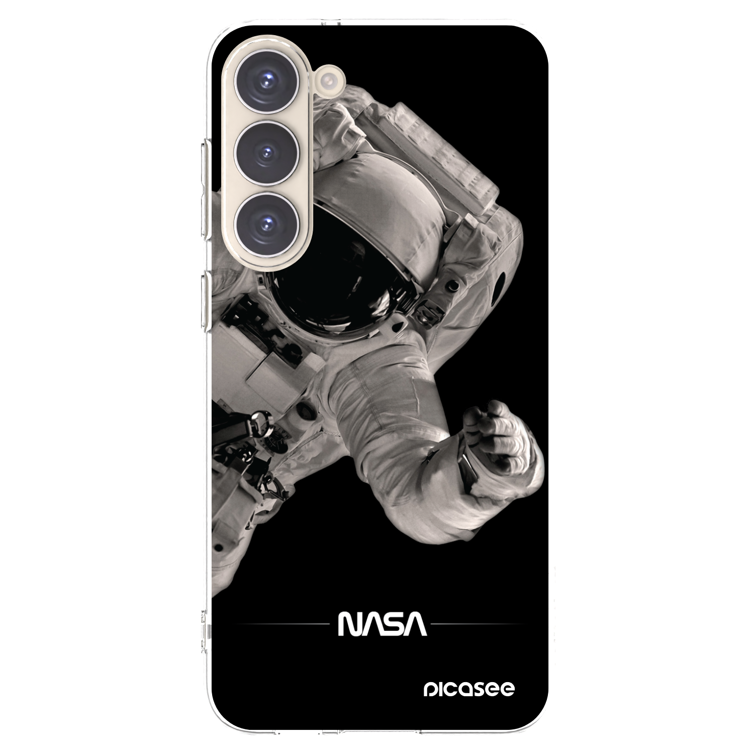 Picasee silikonski prozorni ovitek za Samsung Galaxy S23+ 5G - Astronaut Big