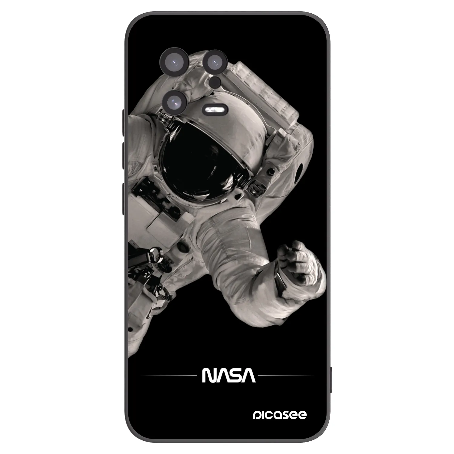 Picasee silikonski črni ovitek za Xiaomi 13 - Astronaut Big