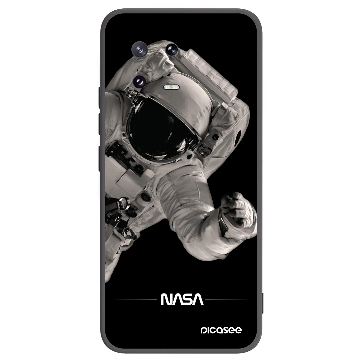 Picasee silikonski črni ovitek za Xiaomi 13 Pro - Astronaut Big