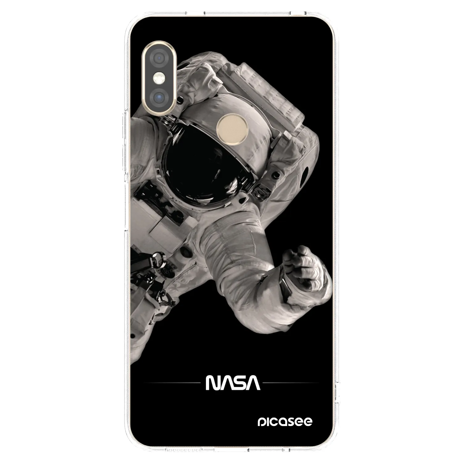Picasee silikonski prozorni ovitek za Xiaomi Redmi Note 5 Global - Astronaut Big