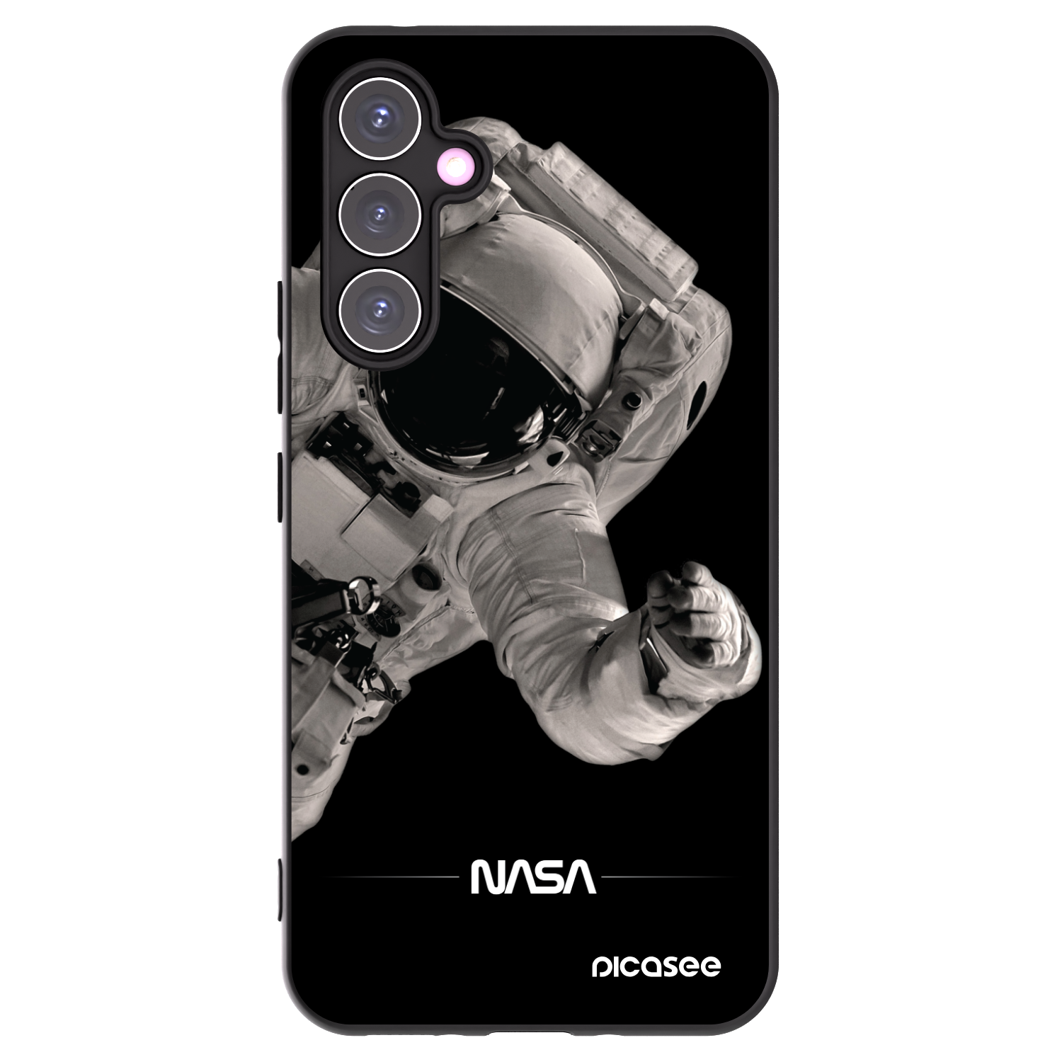 Picasee silikonski črni ovitek za Samsung Galaxy A54 5G A546B - Astronaut Big