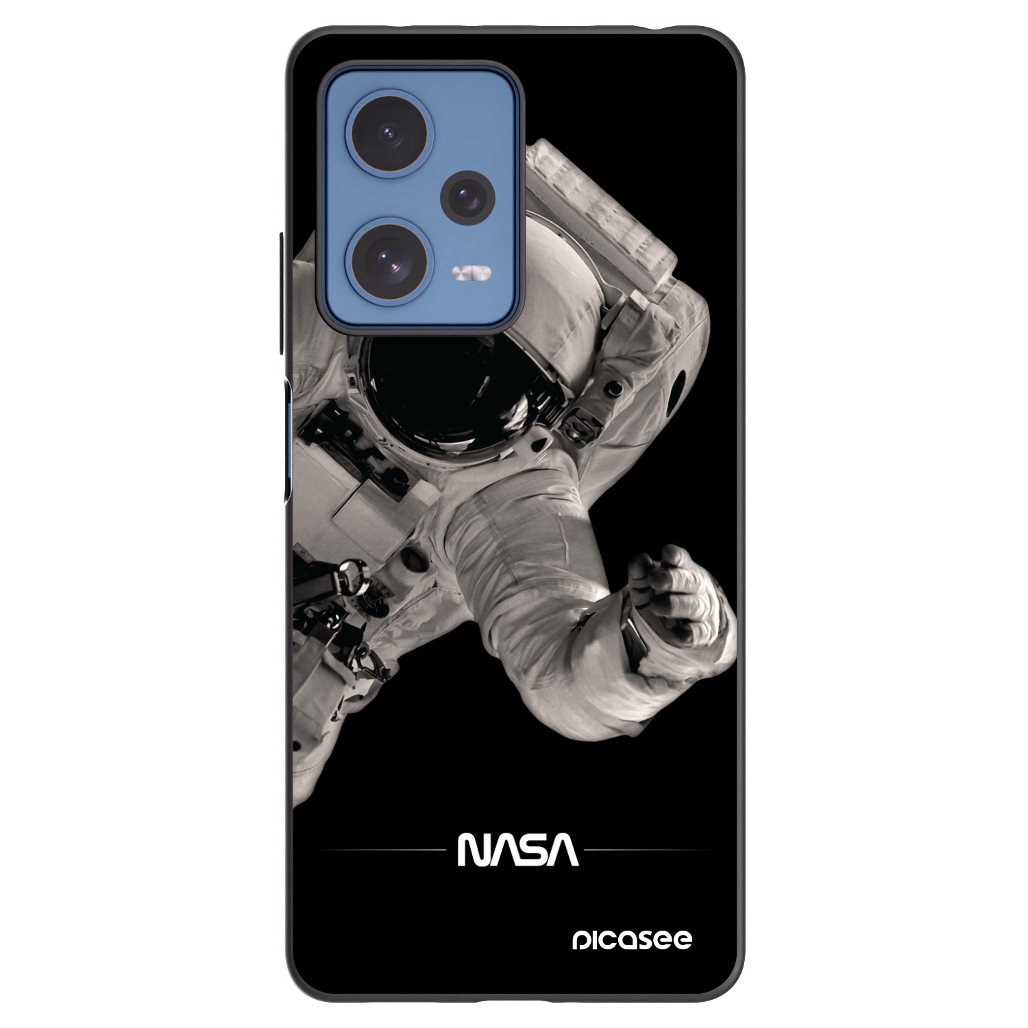 Picasee silikonski črni ovitek za Xiaomi Redmi Note 12 Pro 5G - Astronaut Big