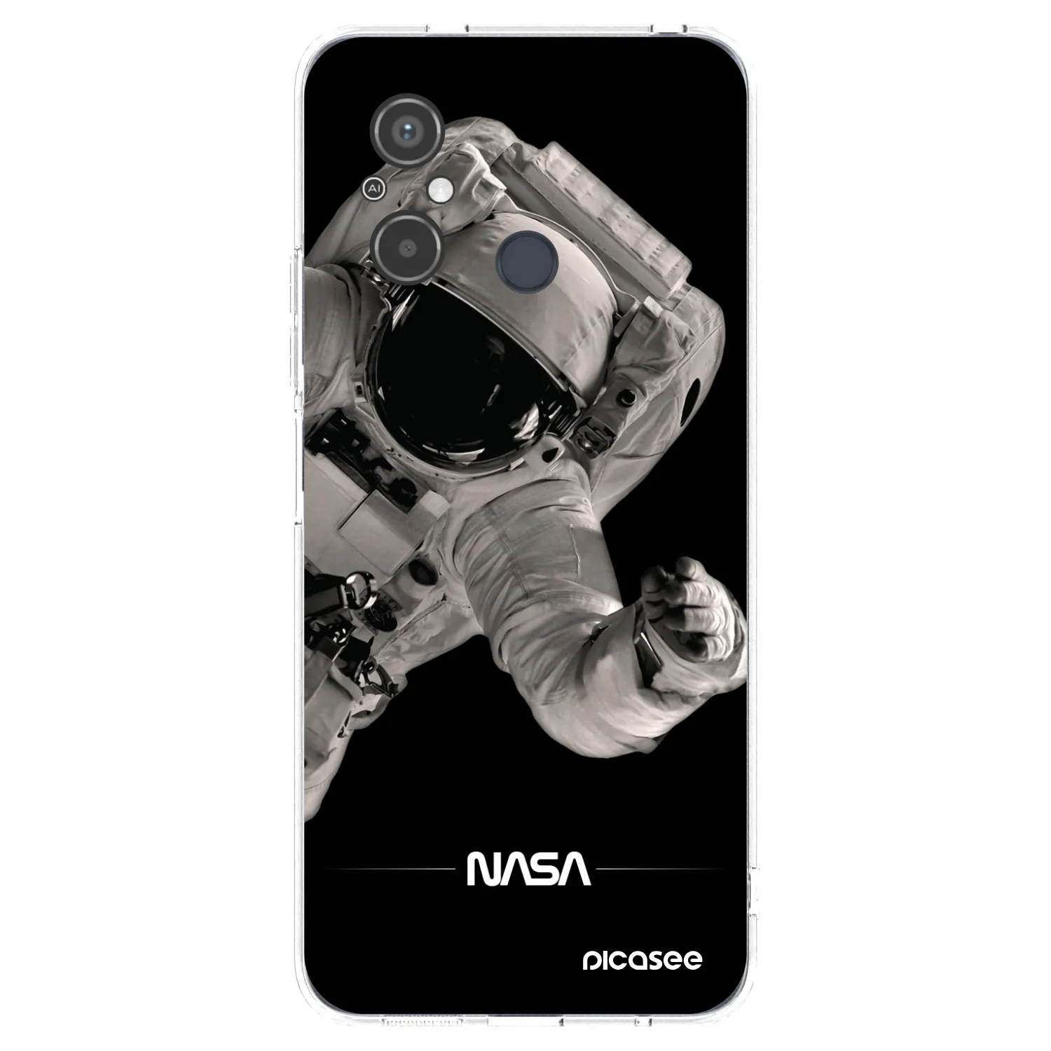 Picasee silikonski prozorni ovitek za Xiaomi Redmi 12C - Astronaut Big