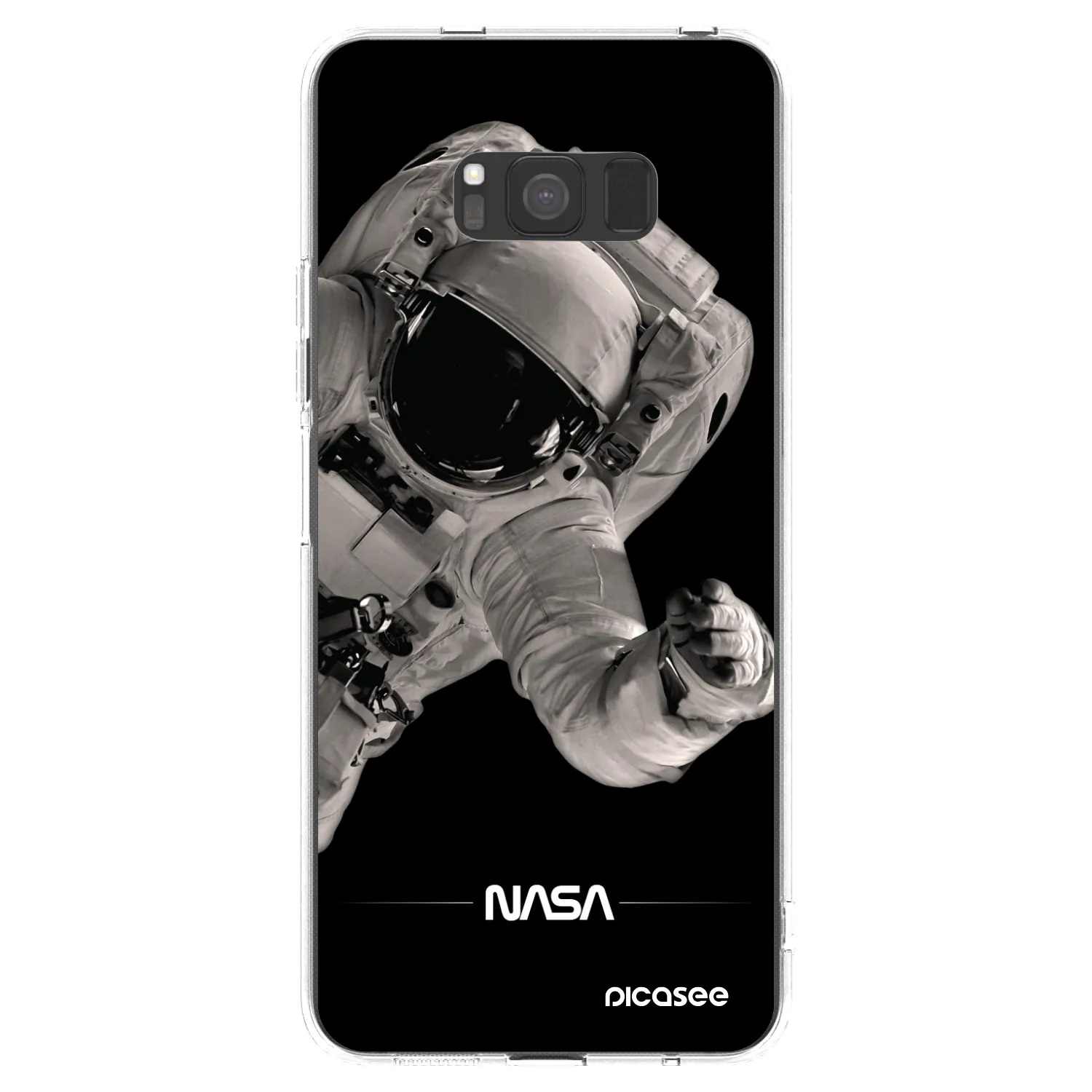 Picasee silikonski prozorni ovitek za Samsung Galaxy S8 G950F - Astronaut Big