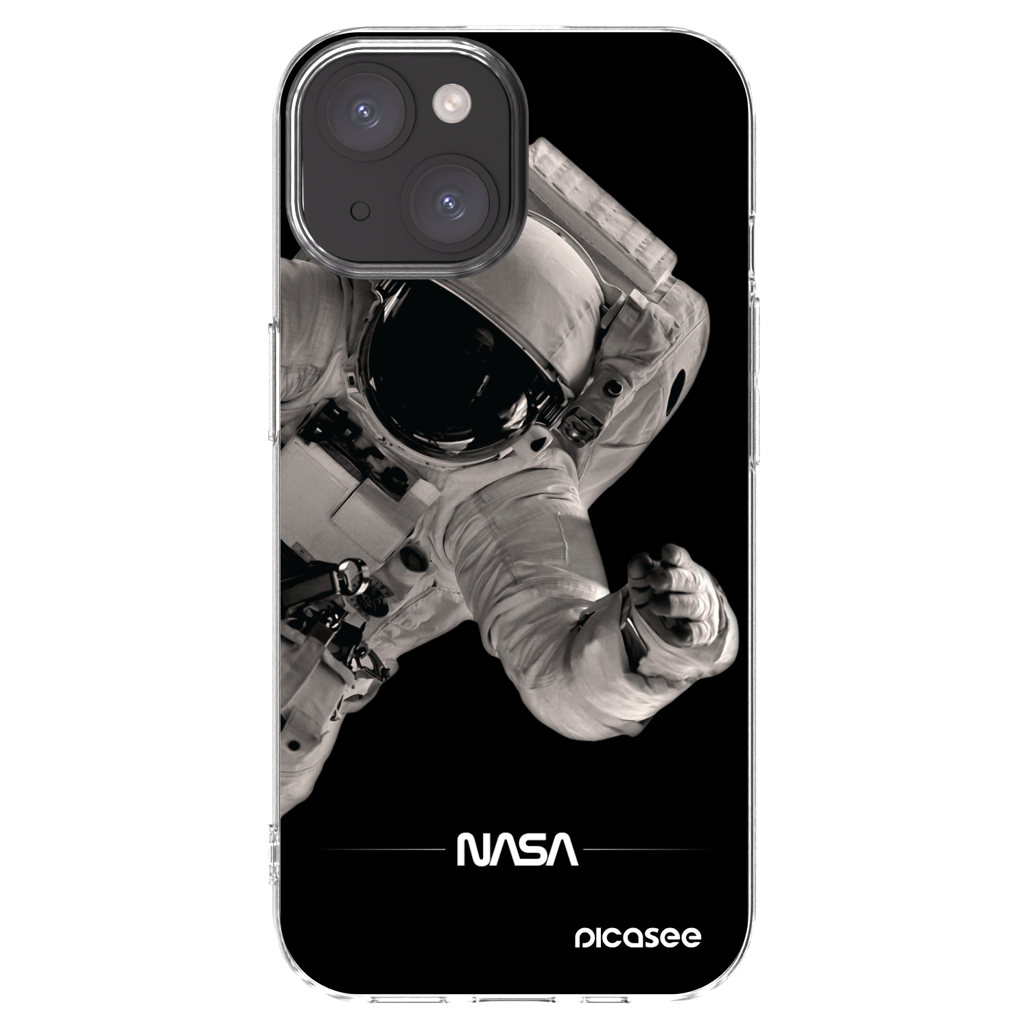 Picasee silikonski prozorni ovitek za Apple iPhone 15 - Astronaut Big