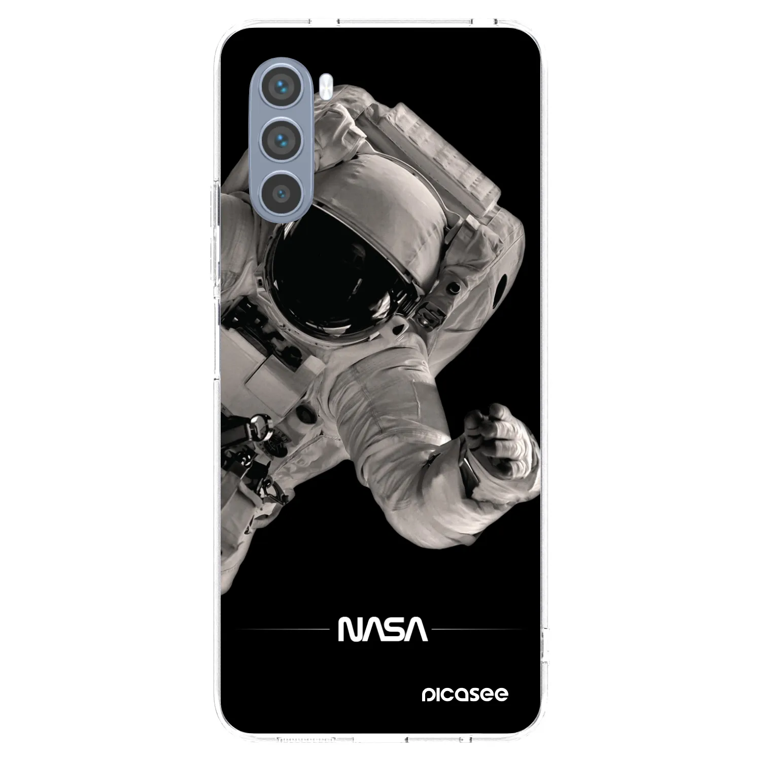 Picasee silikonski prozorni ovitek za Motorola Moto G62 - Astronaut Big