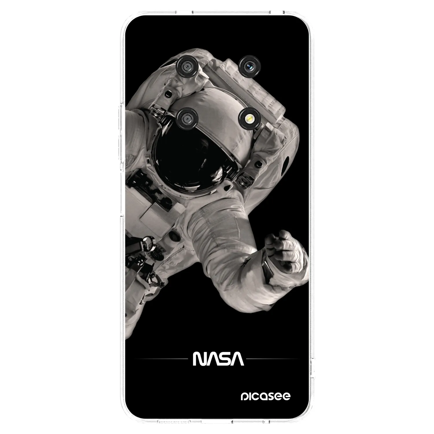 Picasee silikonski prozorni ovitek za Honor Magic4 Lite 5G - Astronaut Big
