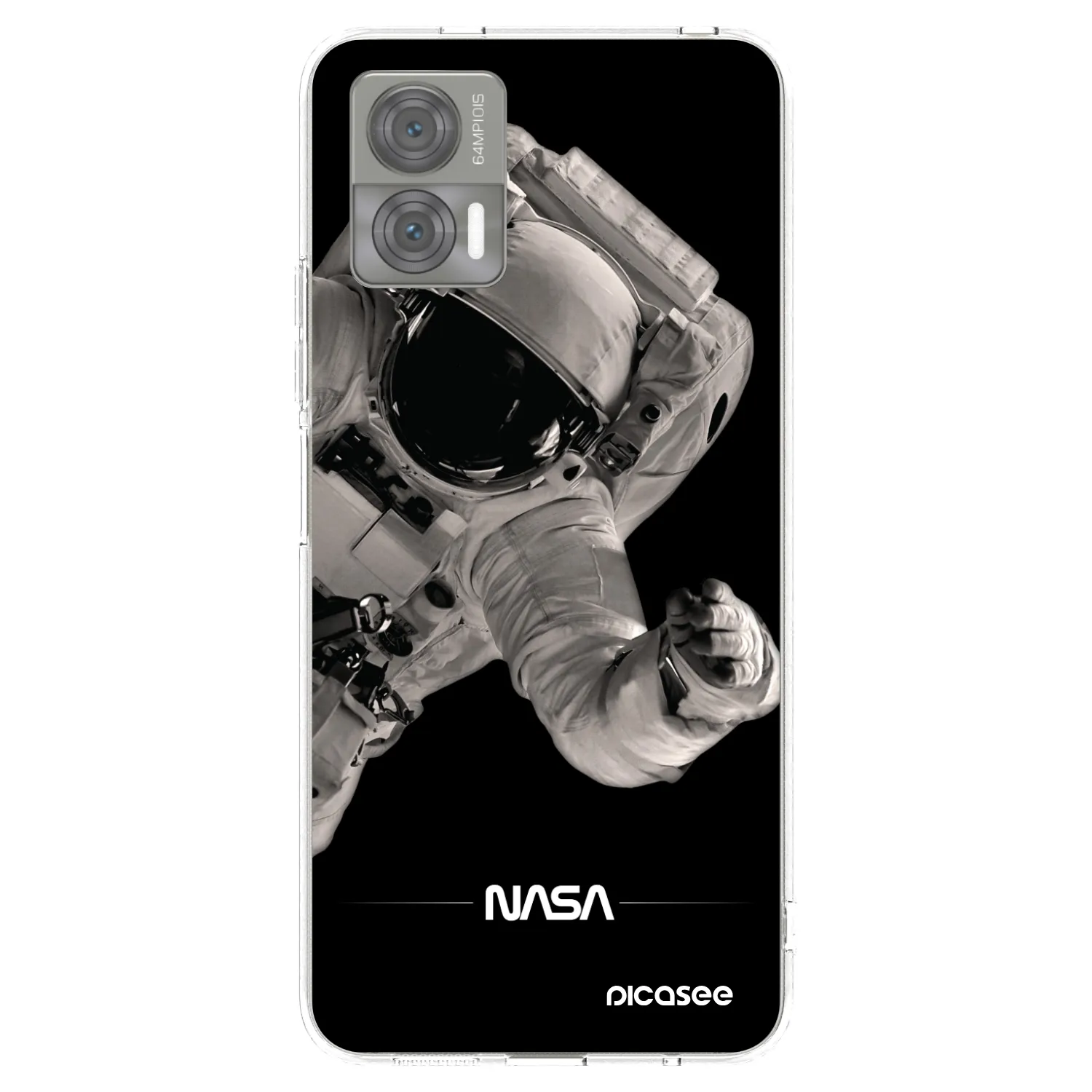 Picasee silikonski prozorni ovitek za Motorola Edge 30 Neo - Astronaut Big