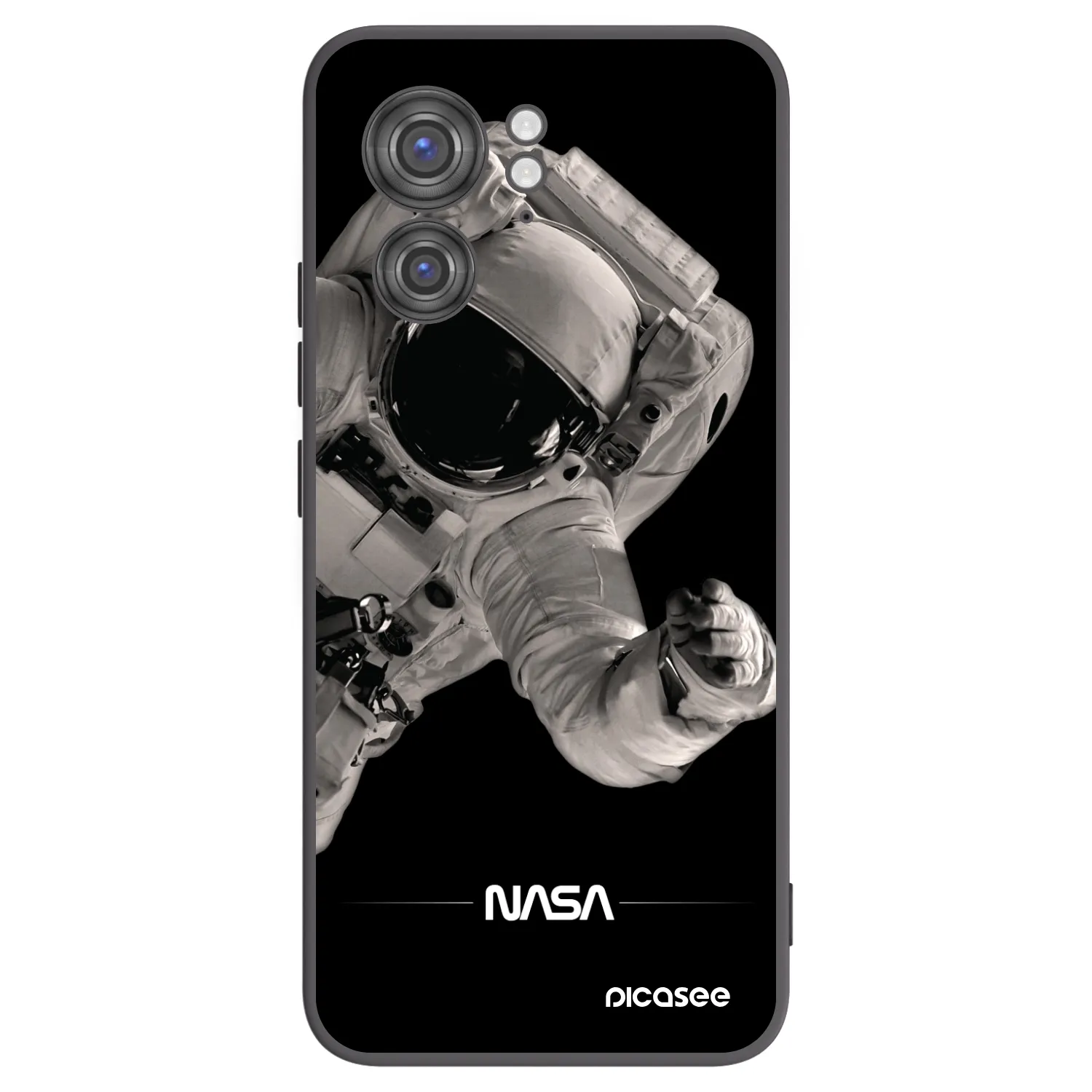 Picasee silikonski črni ovitek za Motorola Edge 40 - Astronaut Big