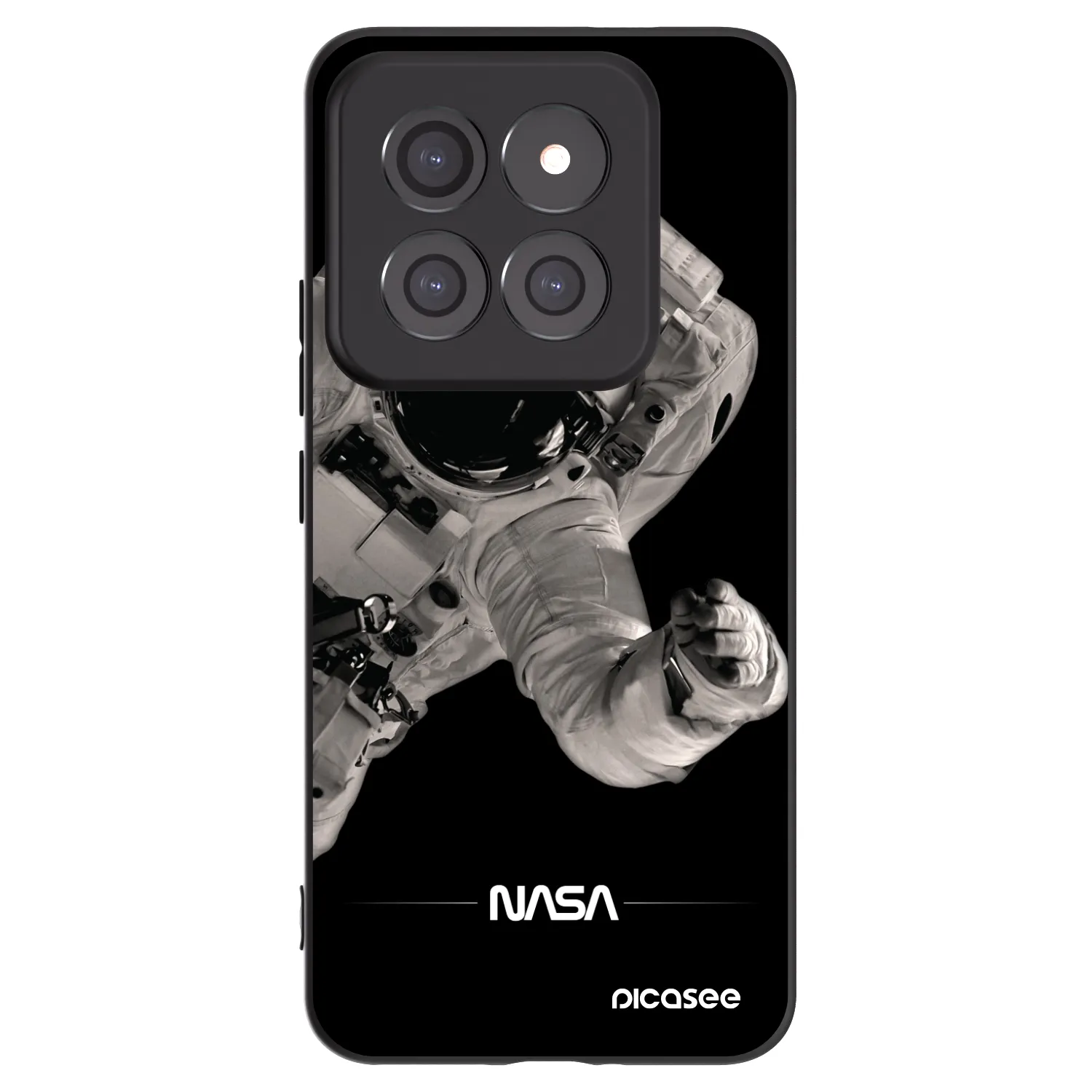 Picasee silikonski črni ovitek za Xiaomi 14 Pro - Astronaut Big