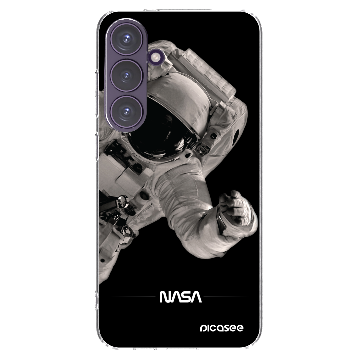 Picasee silikonski prozorni ovitek za Samsung Galaxy S24+ S926B 5G - Astronaut Big