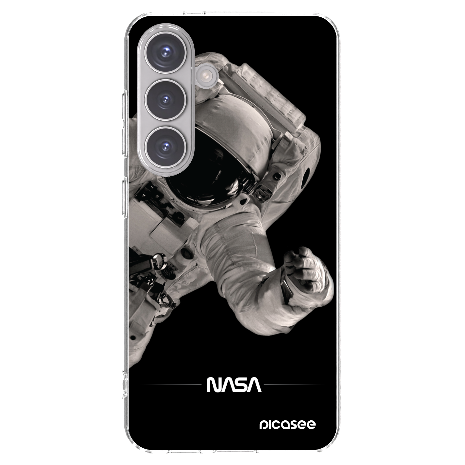 Picasee silikonski prozorni ovitek za Samsung Galaxy S24 S921B 5G - Astronaut Big