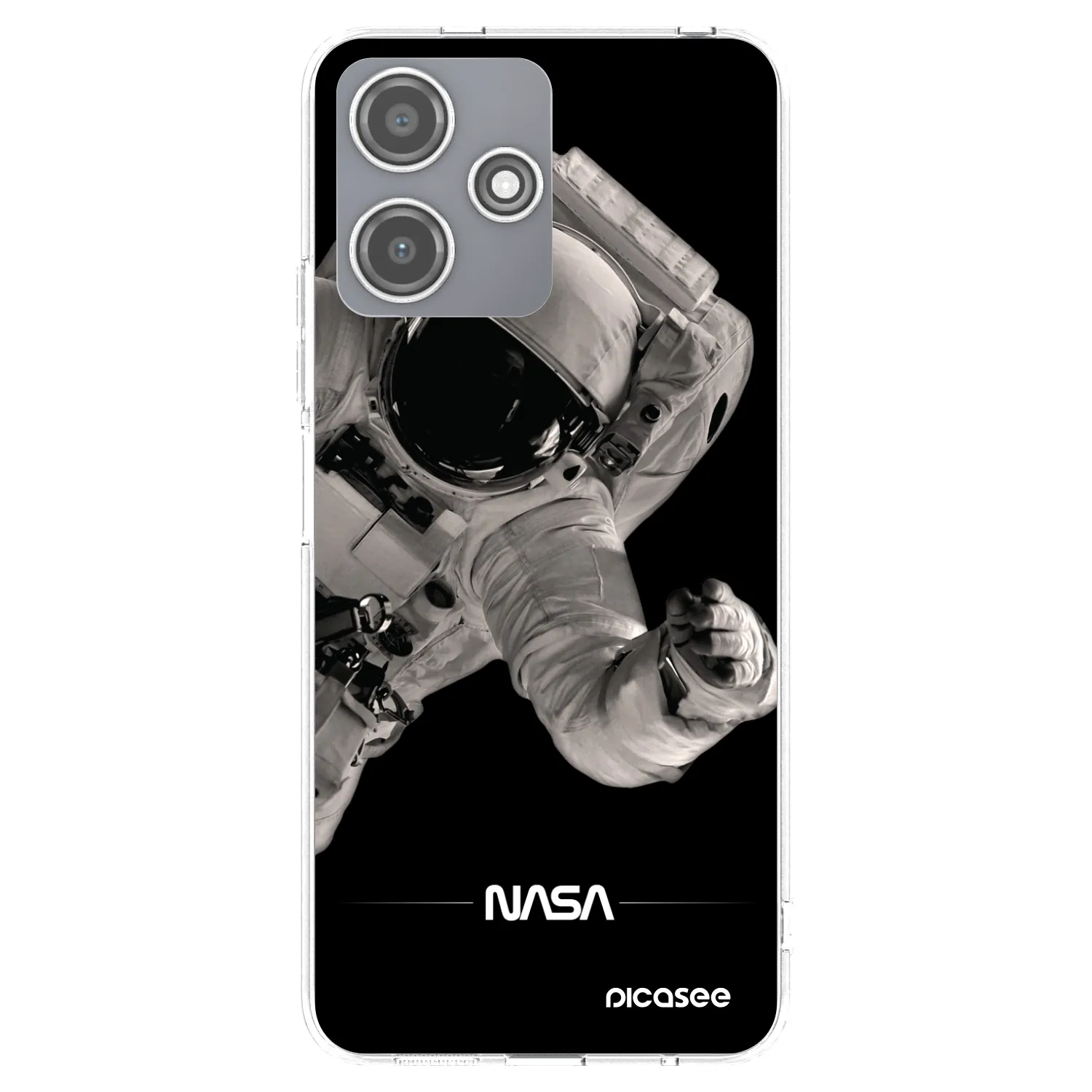 Picasee silikonski prozorni ovitek za Xiaomi Redmi 12 5G - Astronaut Big