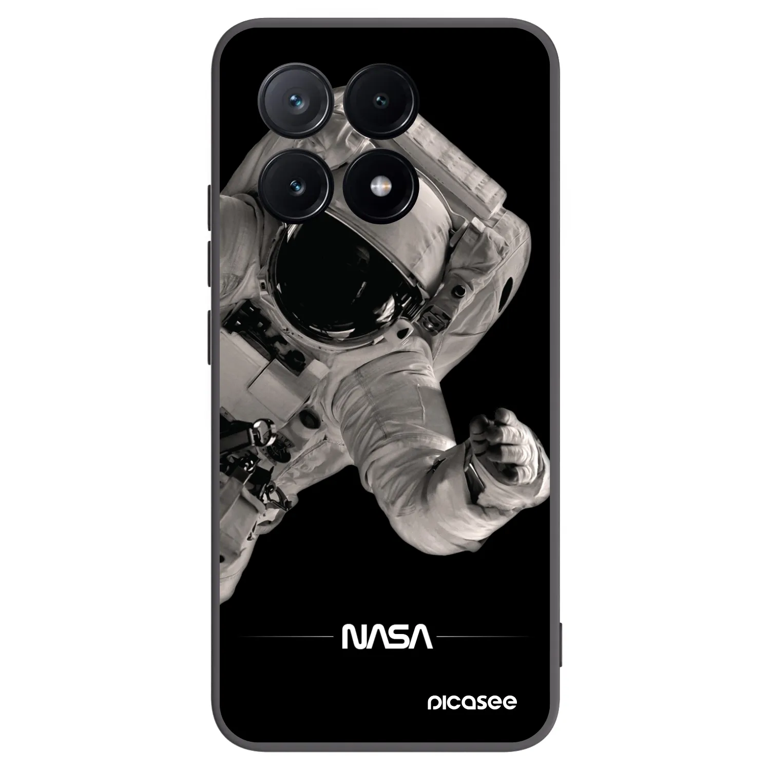 Picasee silikonski črni ovitek za Xiaomi Poco X6 Pro - Astronaut Big