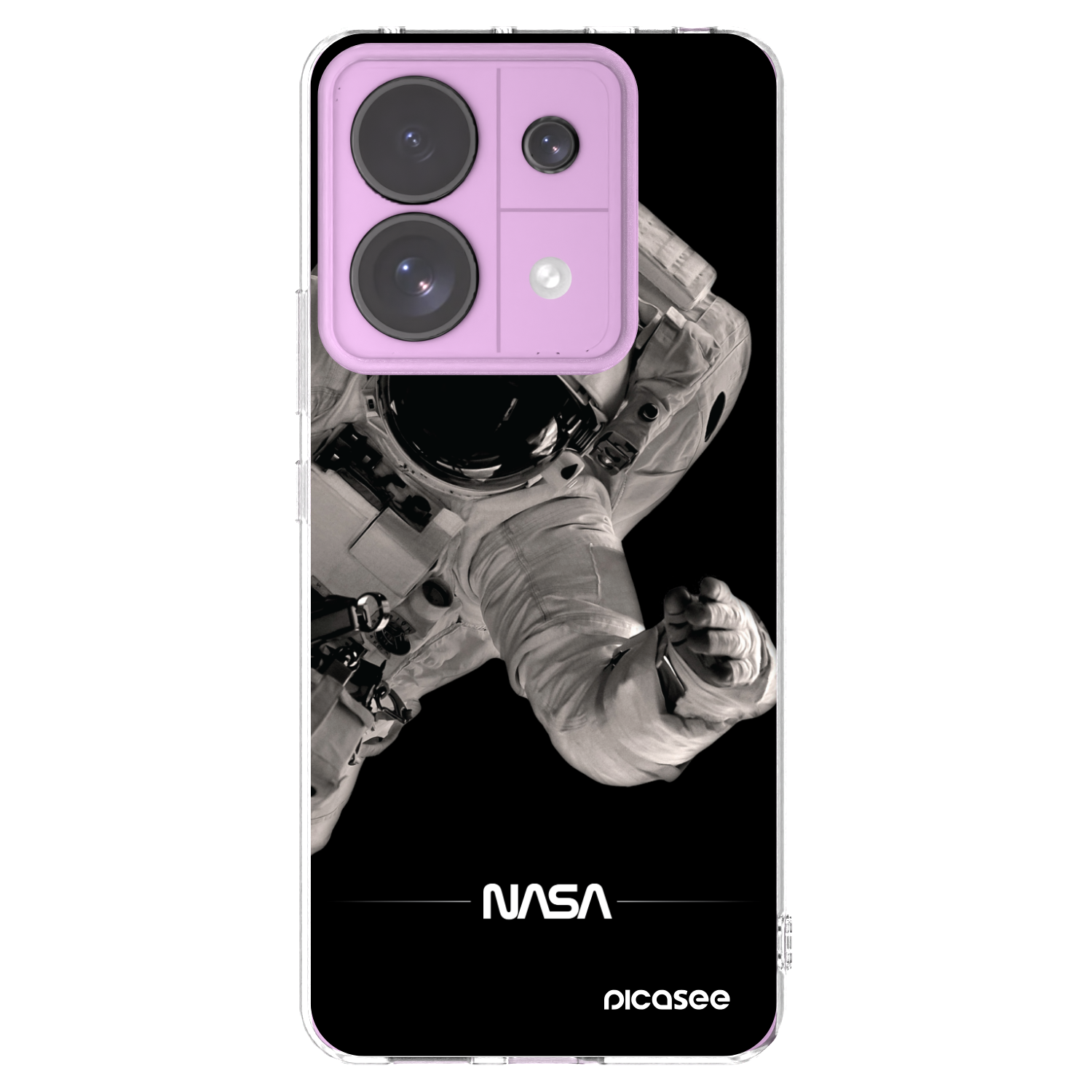 Picasee silikonski prozorni ovitek za Xiaomi Redmi Note 13 Pro 5G - Astronaut Big