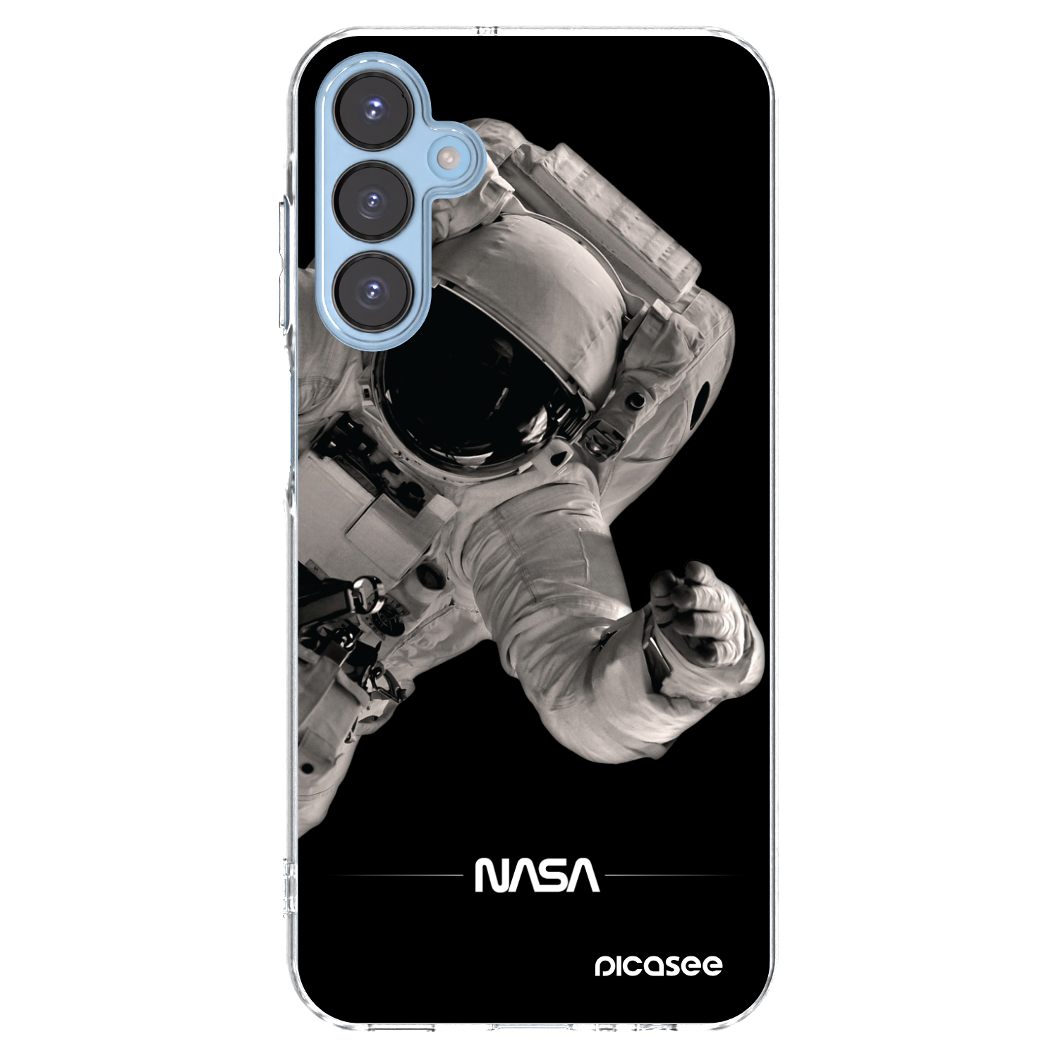 Picasee silikonski prozorni ovitek za Samsung Galaxy A15 A156B 5G - Astronaut Big