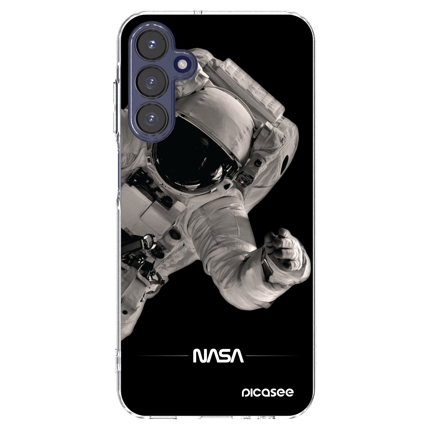 Picasee silikonski prozorni ovitek za Samsung Galaxy A15 A155F 4G - Astronaut Big