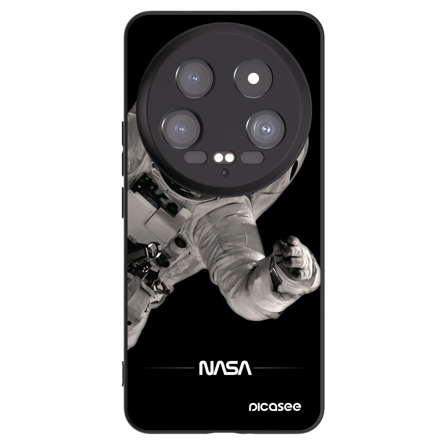 Picasee silikonski črni ovitek za Xiaomi 14 Ultra - Astronaut Big
