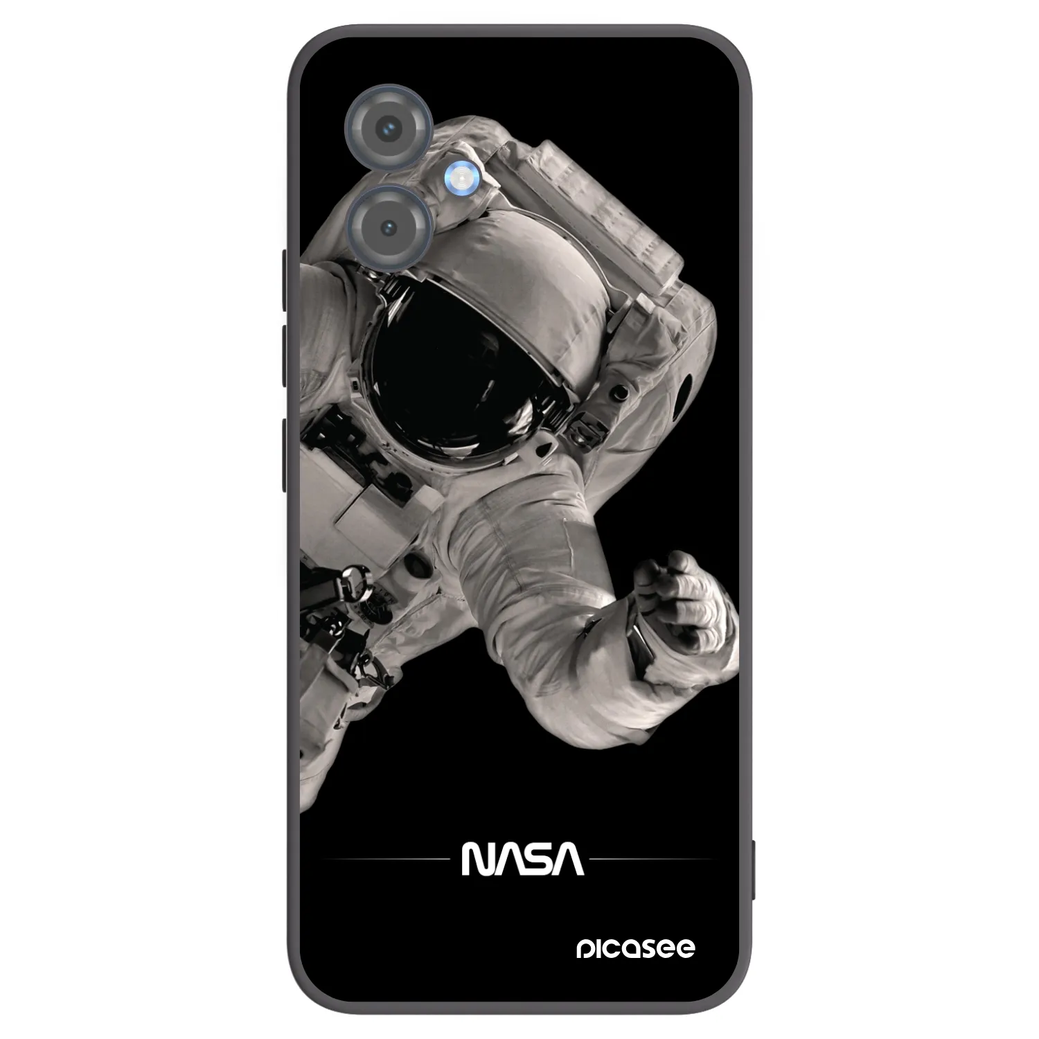 Picasee silikonski črni ovitek za Motorola Moto G14 - Astronaut Big