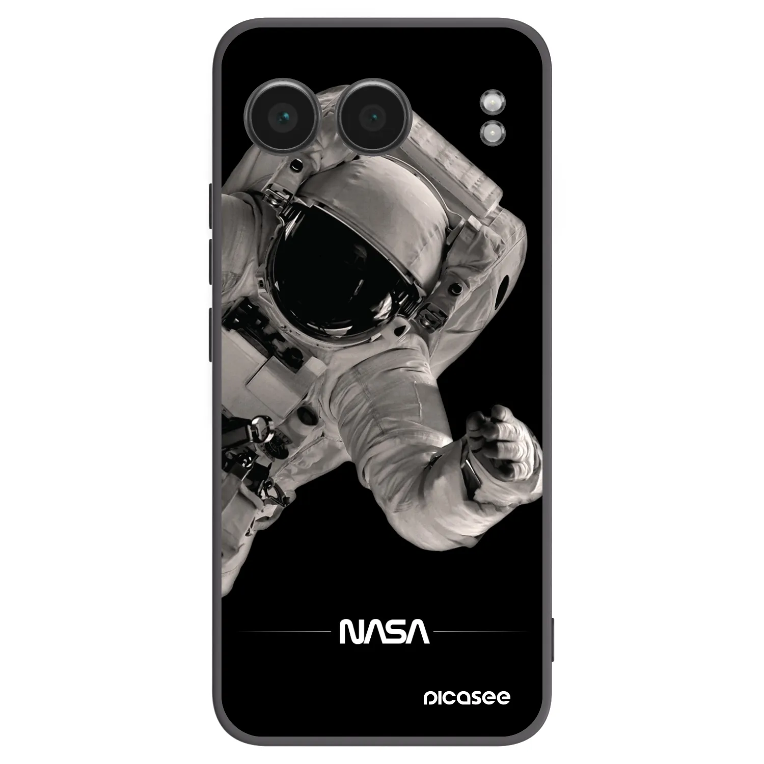 Picasee silikonski črni ovitek za OnePlus Nord 4 - Astronaut Big