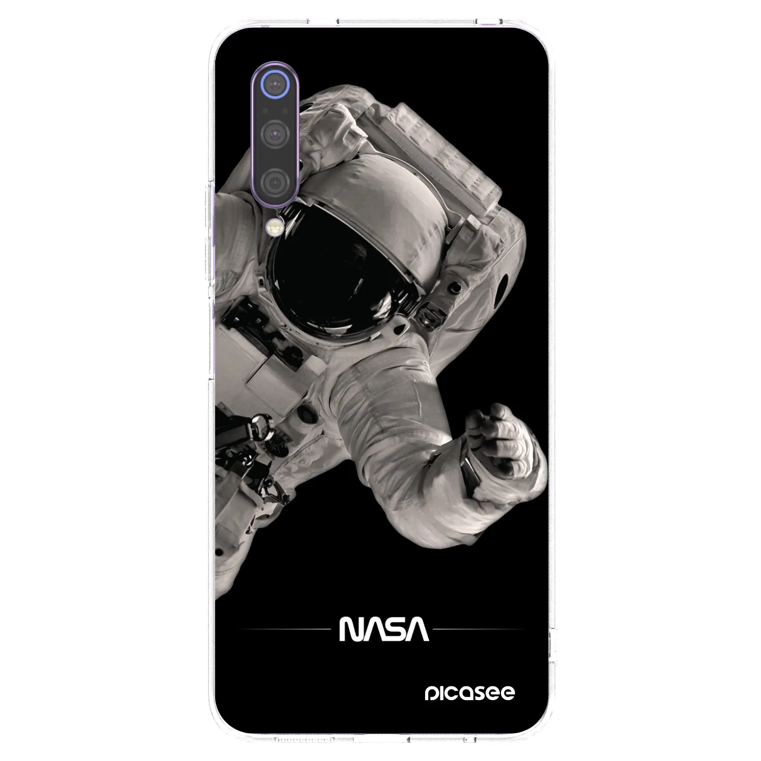 Picasee silikonski prozorni ovitek za Xiaomi Mi 9 - Astronaut Big