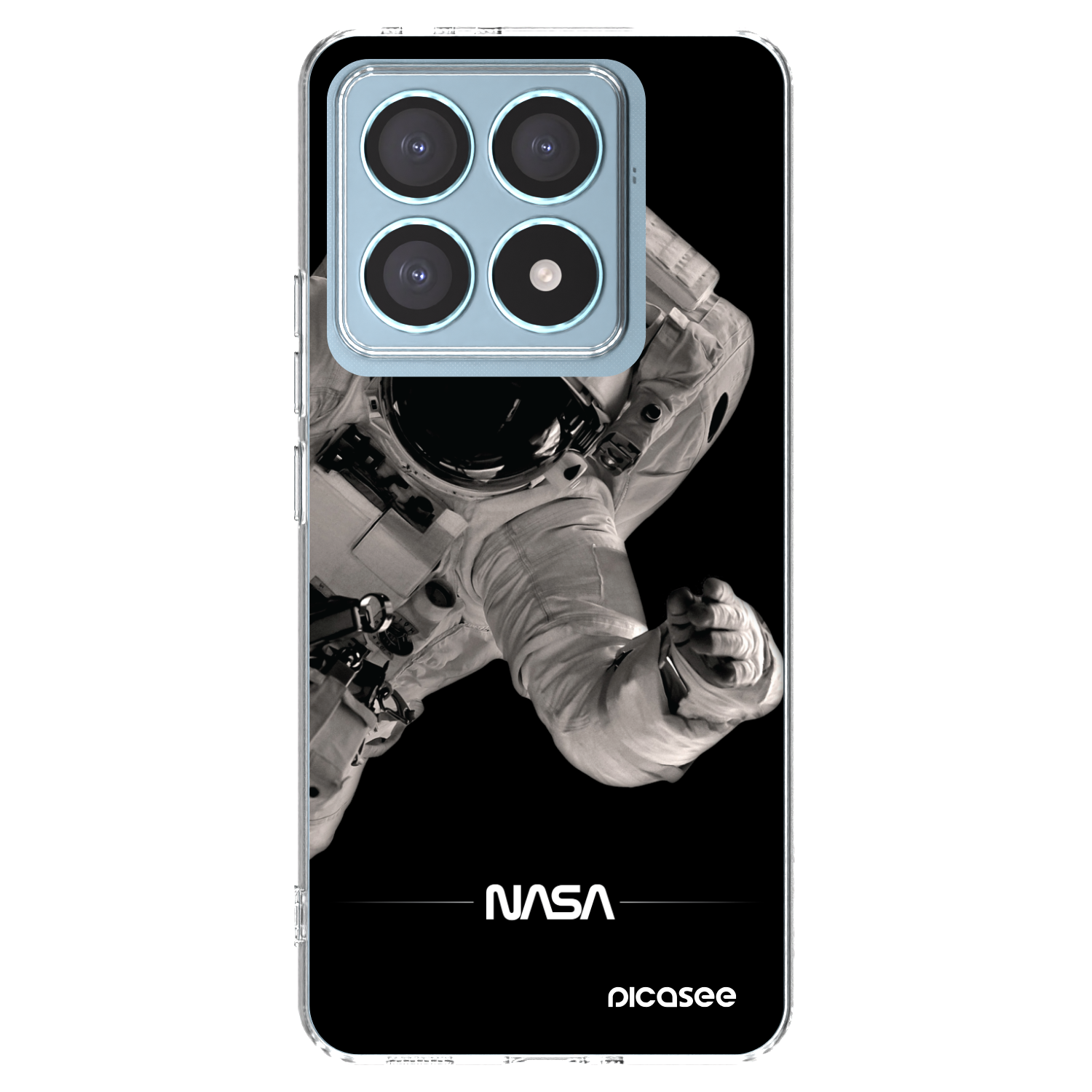 Picasee silikonski prozorni ovitek za Xiaomi 14T Pro - Astronaut Big