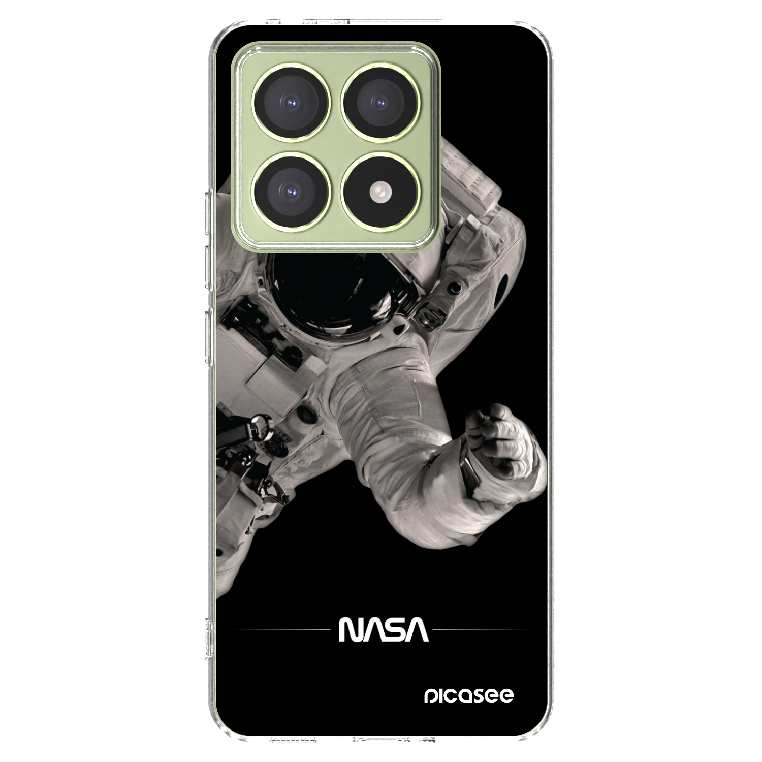 Picasee silikonski prozorni ovitek za Xiaomi 14T - Astronaut Big